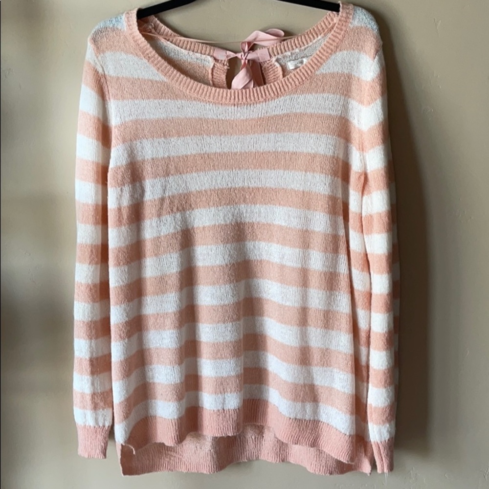 💕FINAL💕 Lauren Conrad Ribbon Tie Sweater XXL